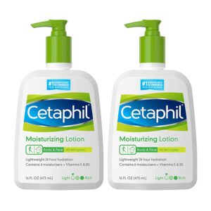 أنواع غسول سيتافيل Cetaphil منظف ومطهر لـ تنقية البشرة وإزالة الشوائب والعيوب والأتربة