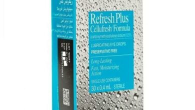 نقط ريفريش بلس Refresh Plus Drops لـ ترطيب العين وحمياتها من الجفاف وما يصاحبه من أعراض