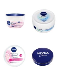 أنواع كريم نيفيا Nivea Cream لـ ترطيب وتغذية البشرة والحفاظ على نضارتها