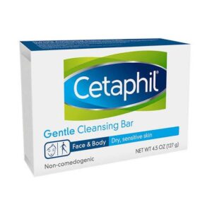 صابون Cetaphil لـ تطهير وترطيب بشرة الوجه والجسم بـ الإضافة إلى تنظيف البشرة بـ عمق