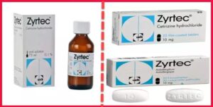 أقراص وشراب ونقط زيرتك Zyrtec لـ علاج أعراض الحساسية وأعراض نزلات البرد والأنفلونزا