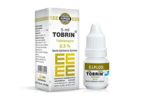 نقط توبرين Tobrin Drops مضاد حيوي يعالج أعراض التهابات العين