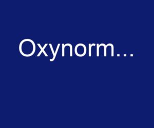 دواء أوكسينورم مسكن أفيوني