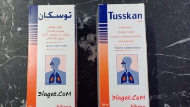 توسکان-Tusskan-شراب-لنزلات-البرد-الكحة-و-احتقان-الانف-و-الحلق