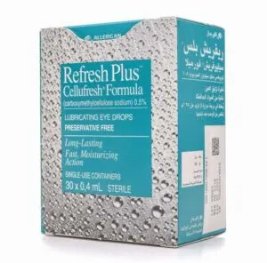 نقط ريفريش بلس Refresh Plus Drops نقط ريفريش بلس Refresh Plus Drops لـ ترطيب العين وحمياتها من الجفاف وما يصاحبه من أعراض